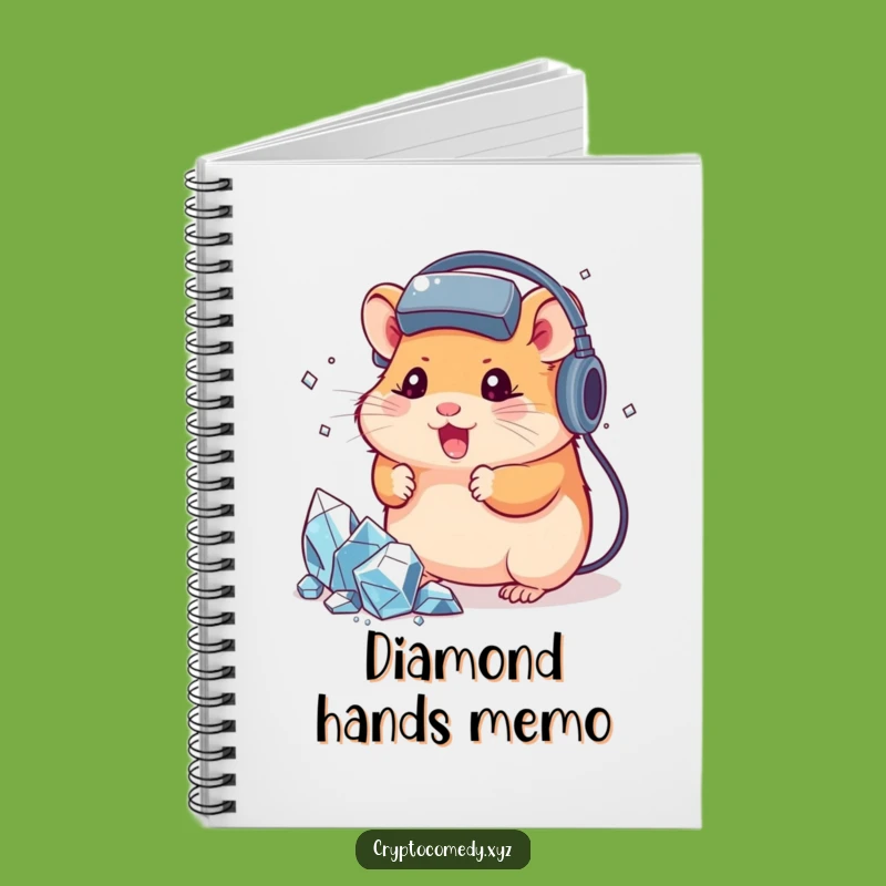 Funny Hamster Notebook: Crypto Miner Gamer Journal Funny Gift